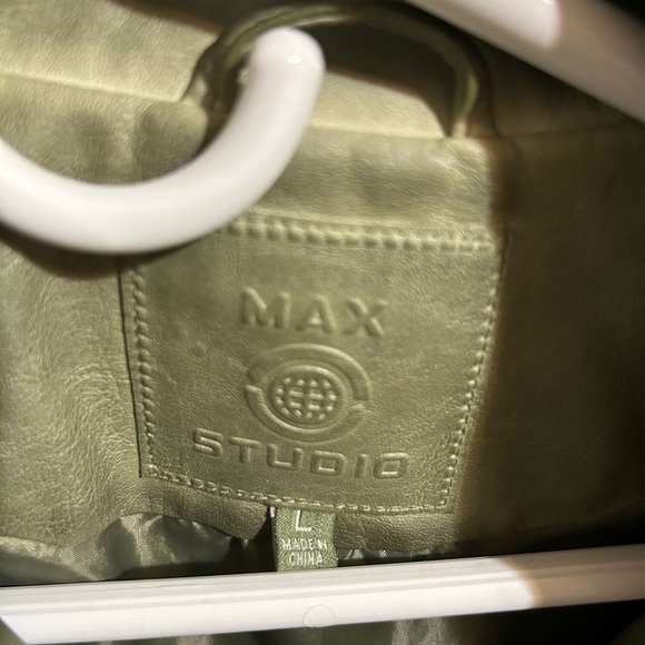 Max Studio jacket. Green, large, worn twice. - Picture 3 of 3